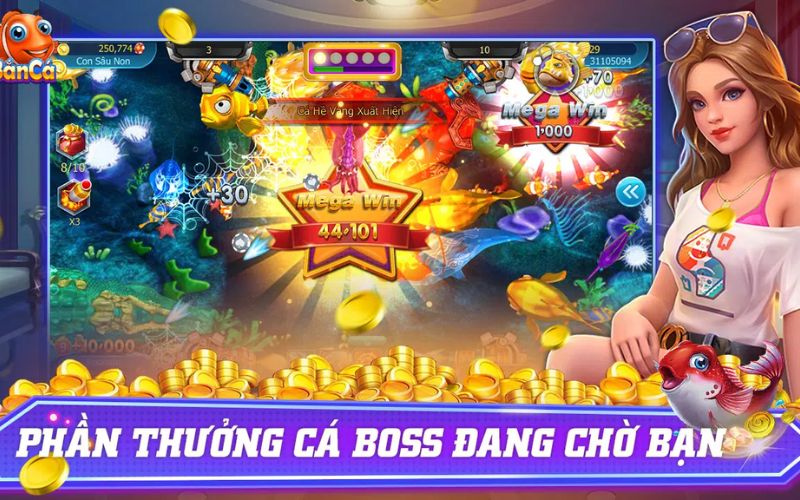 gameplay bắn cá zingplay với hiệu ứng săn cá sinh động